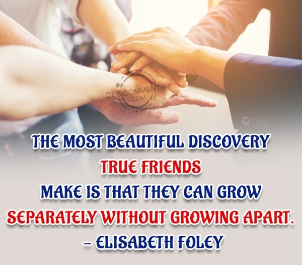 The Most Beautiful Discovery True Friends