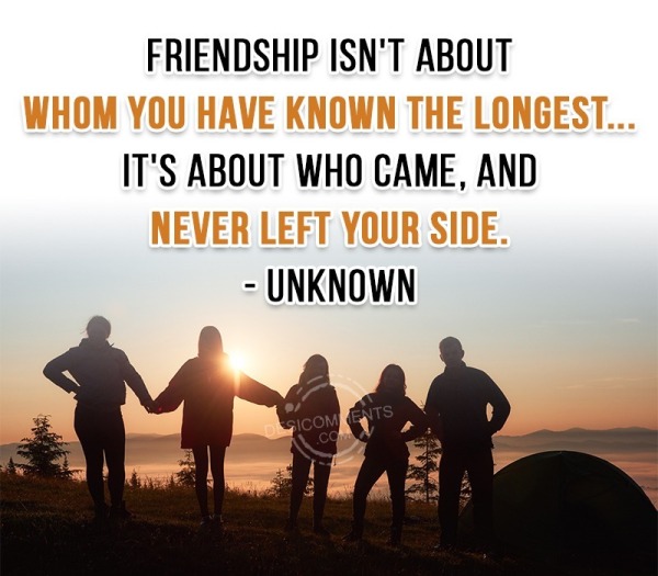 Friendship Isn't About Whom You