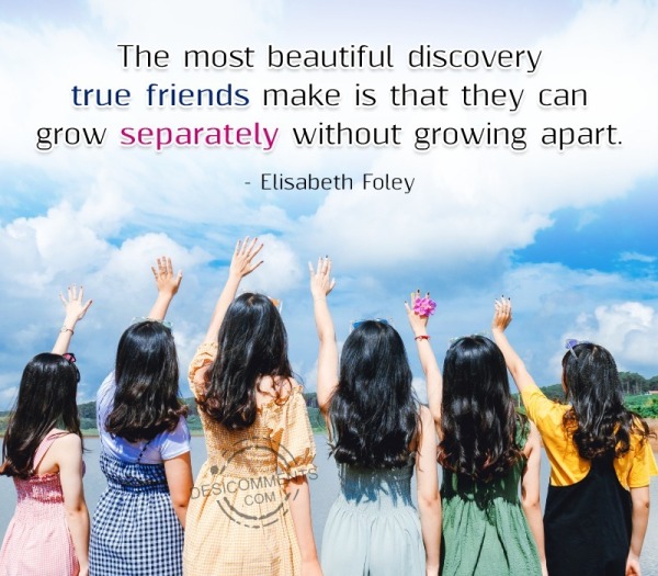 The Most Beautiful Discovery True Friends