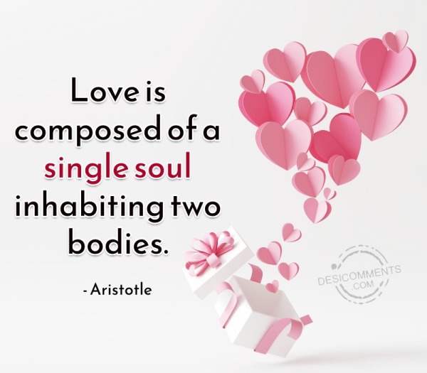 Love Is Composed Of A Single Soul