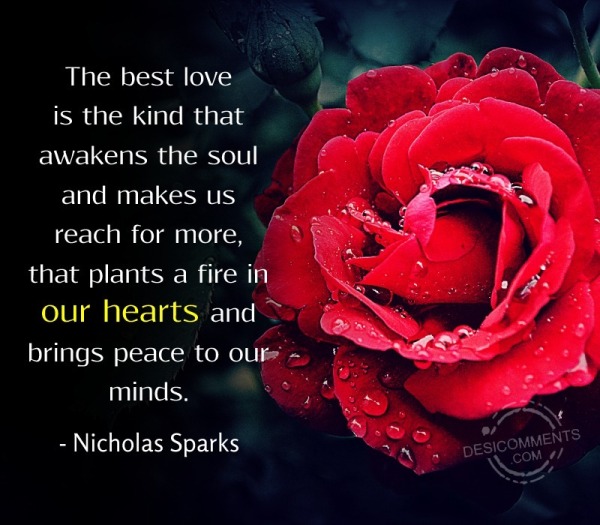 The Best Love Is The Kind That Awakens