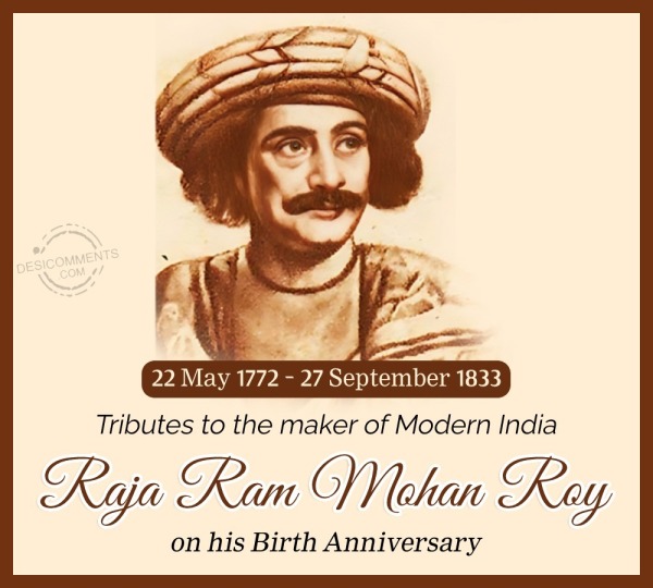 Raja Ram Mohan Roy Jayanti Pic