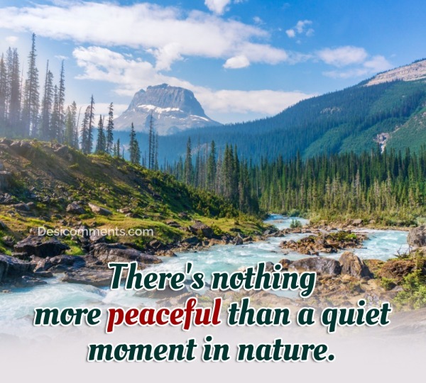 There's Nothing More Peaceful