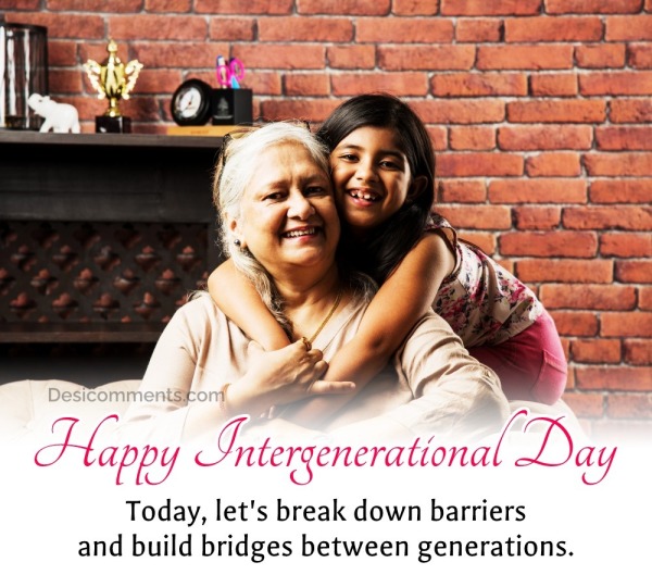 Today, Let’s Break Down Barriers And