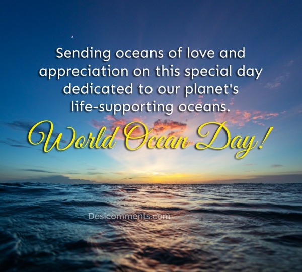 Sending Oceans Of Love And Appreciation