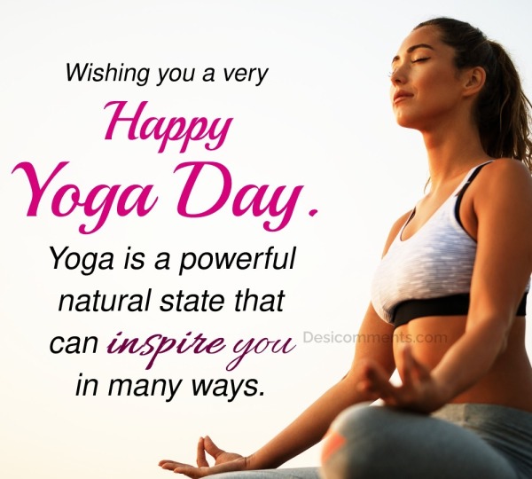 Wishing You A Very Happy Yoga Day