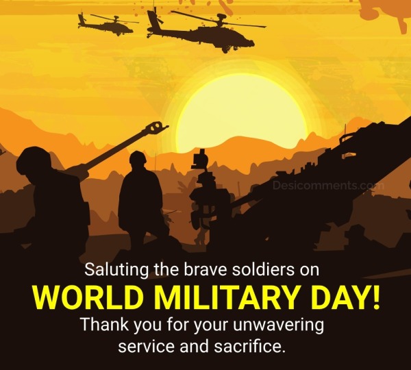 Saluting The Brave Soldiers