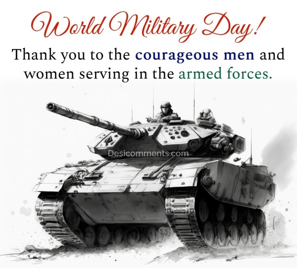 Thank You To The Courageous Men