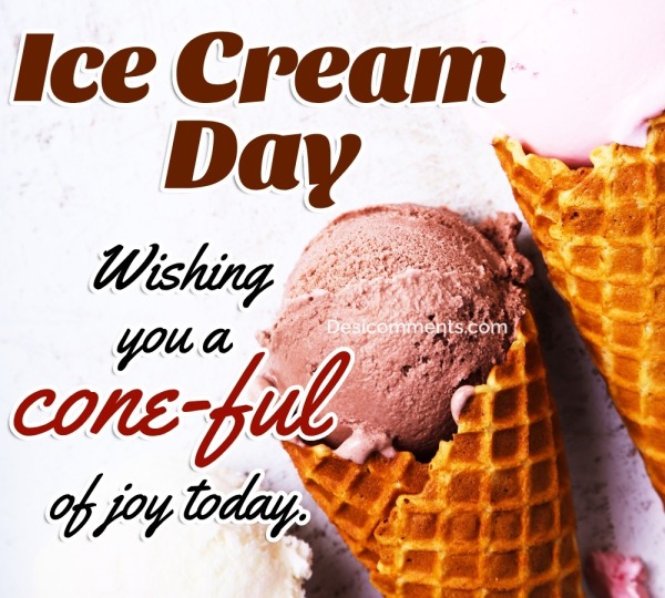 Wishing you a cone-ful