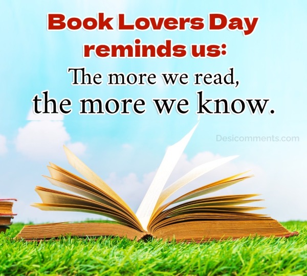 Book Lovers Day Reminds Us