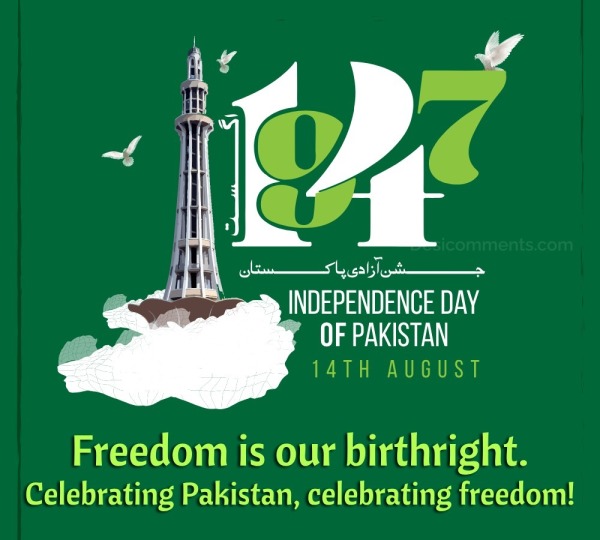 Freedom Is Our Birthright. Celebrating Pakistan