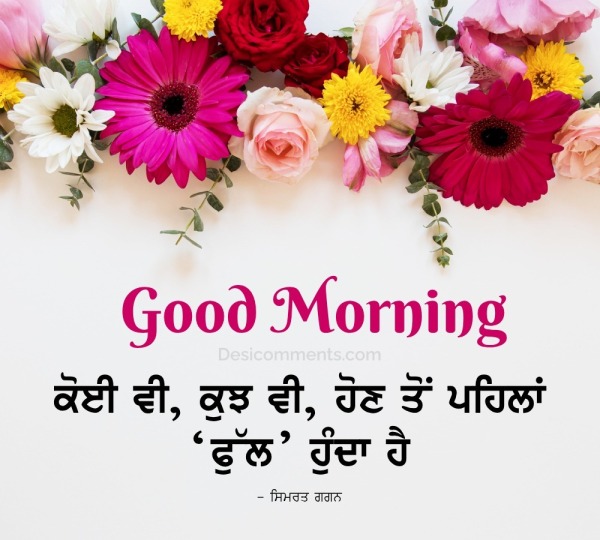 Good Morning Punjabi Pic