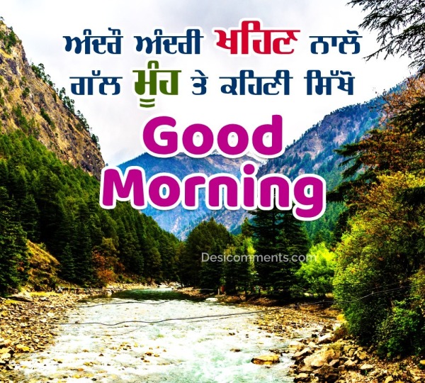 Beautiful Best Good Morning Punjabi Image