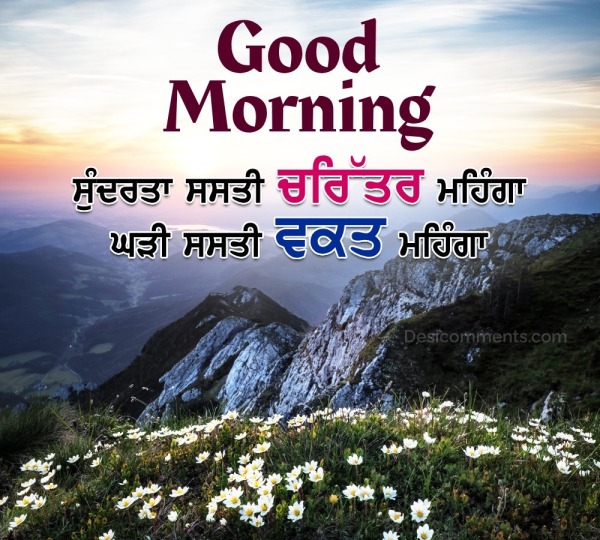 Awesome Punjabi Good Morning Pic