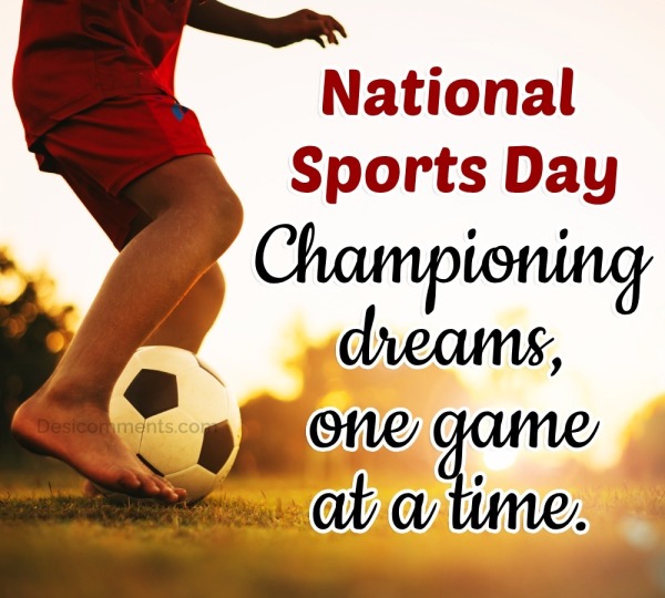 National Sports Day Wish Picture
