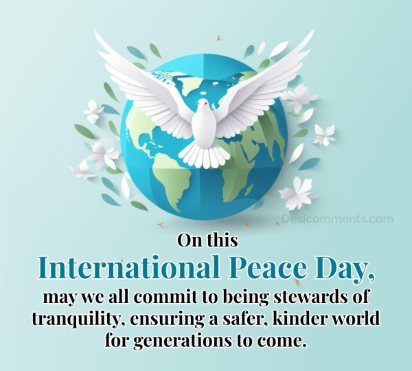 On this International Peace Day, may we all commit
