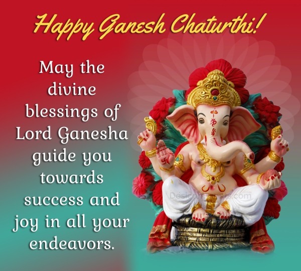 May the divine blessings of Lord Ganesha guide