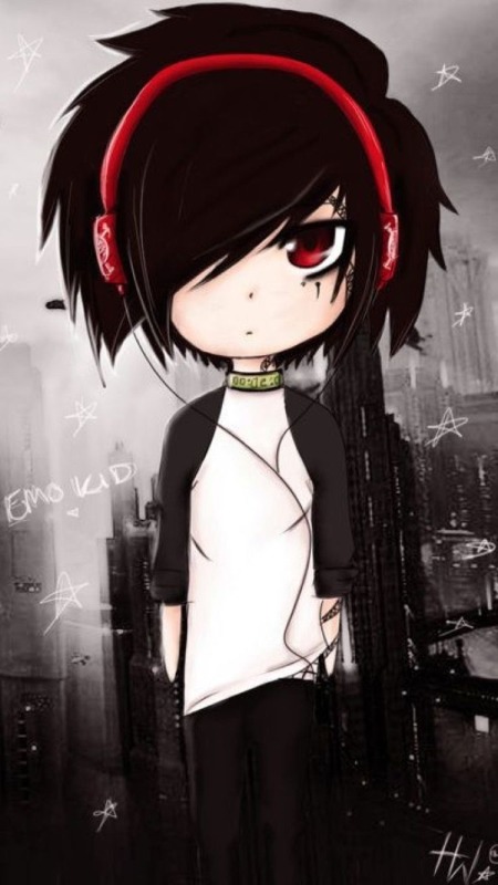 Emo Anime Cute Boy