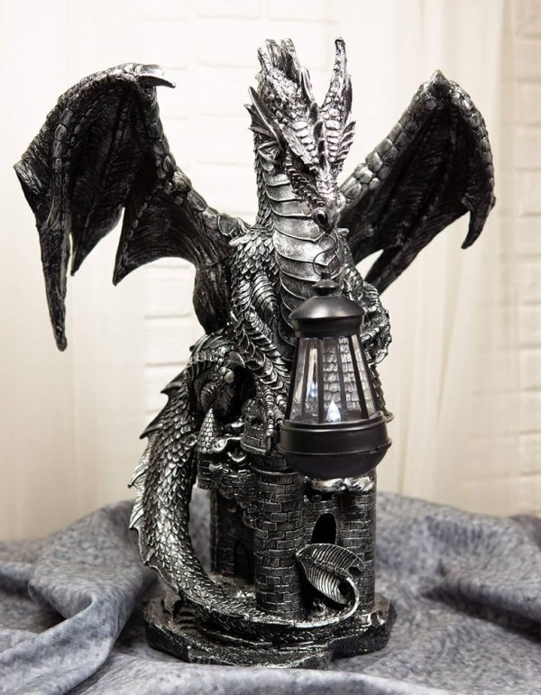 Dragon Guardian of Styx Castle Gate Statue