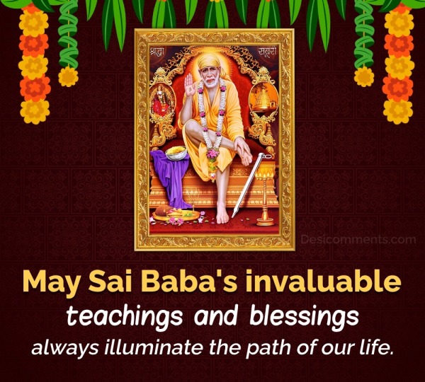 Sai Baba Jayanti Wish Image