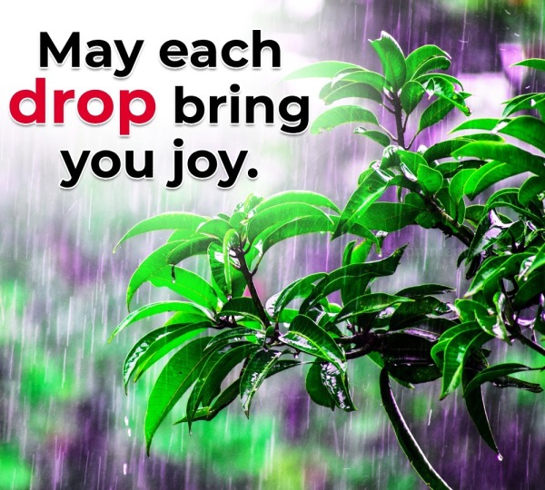 May Each Drop Bring You Joy