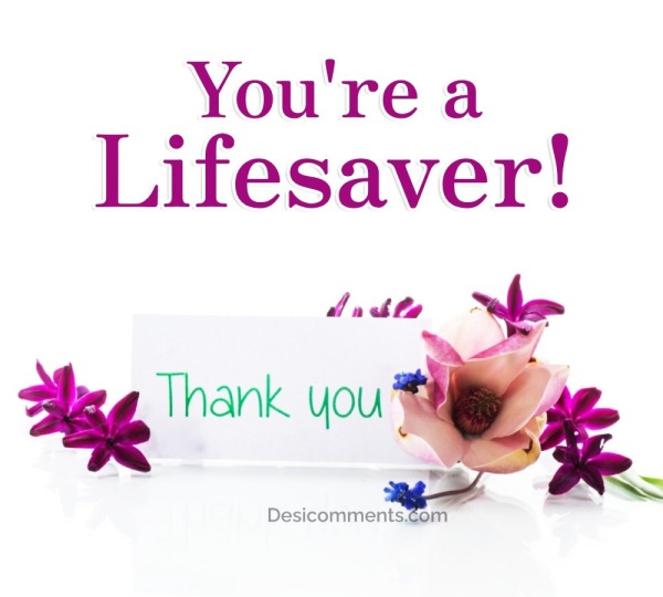 You're A Lifesaver