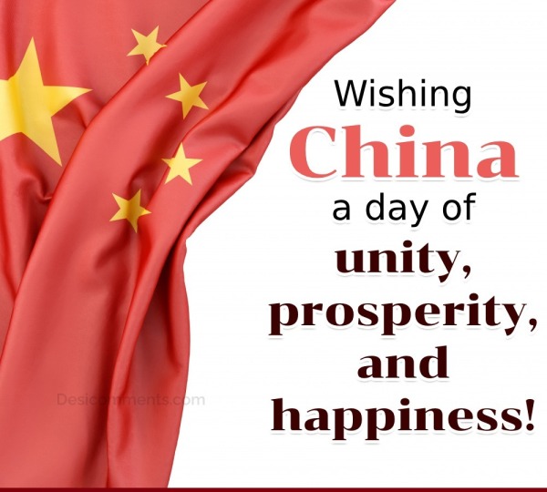 Wishing China A Day Of Unity