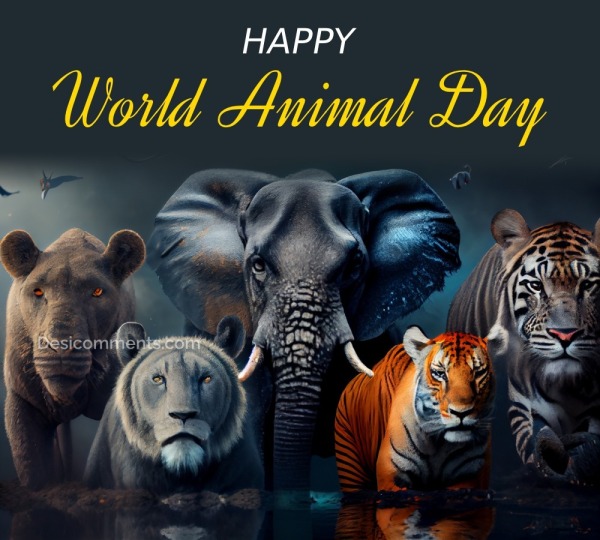 Happy World Animal Day Image