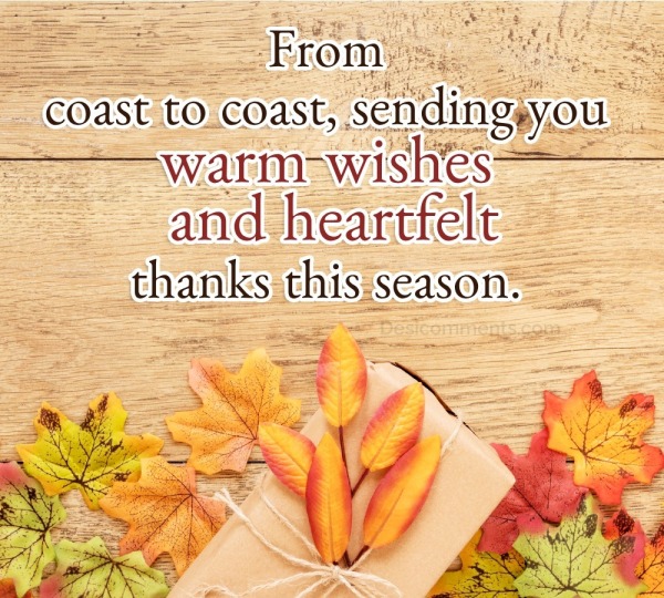 From Coast To Coast Sending You Warm Wishes