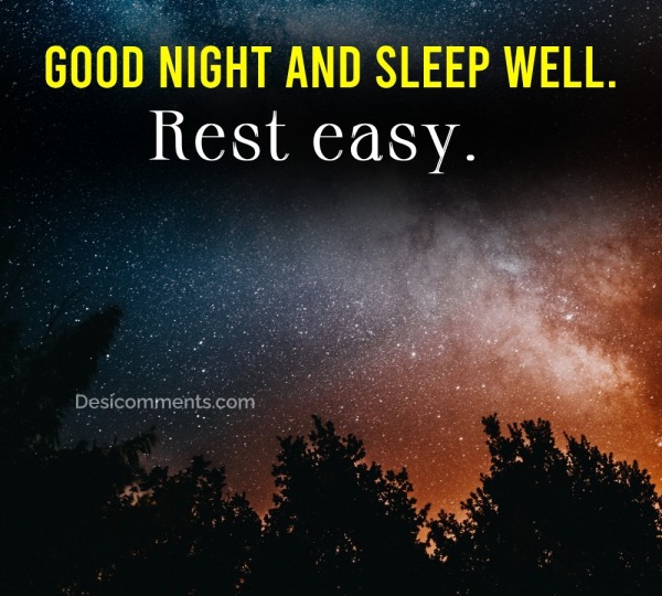Good Night And Sleep Well