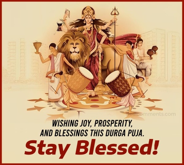 Wishing Joy, Prosperity, And Blessings
