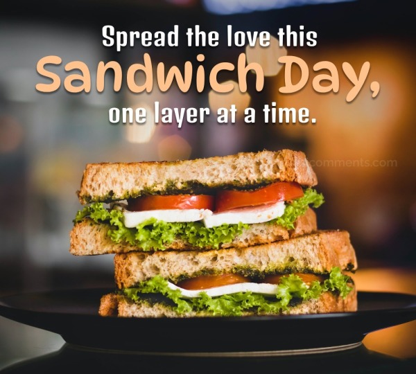 Sandwich Day Wish Image