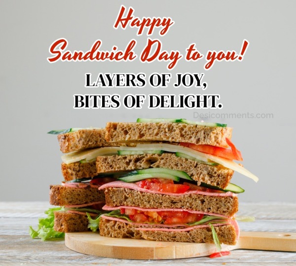 Sandwich Day Message Pic