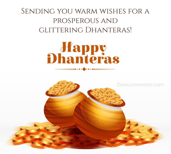 Sending You Warm Wishes For A Prosperous Dhanteras