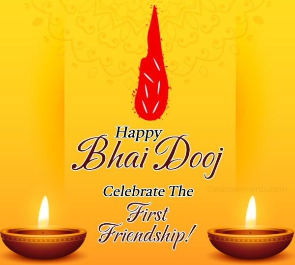 Celebrate The First Friendship Happy Bhai Dooj Photo