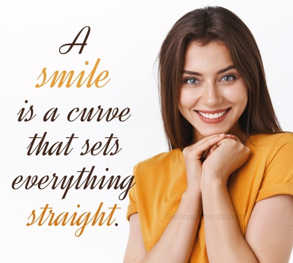 Smile is a curve that sets
