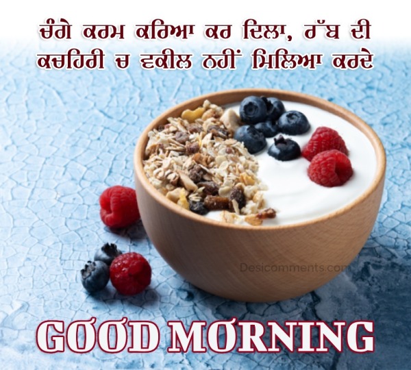 Best Good Morning Punjabi Status Pic