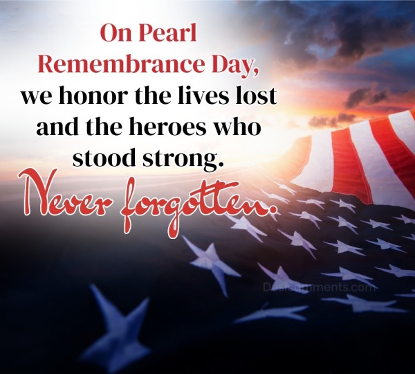 Pearl Remembrance Day Image