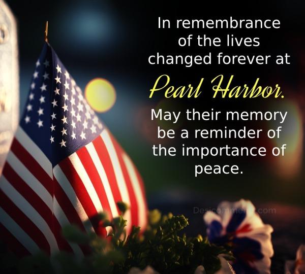 Remember Pearl Harbor Day