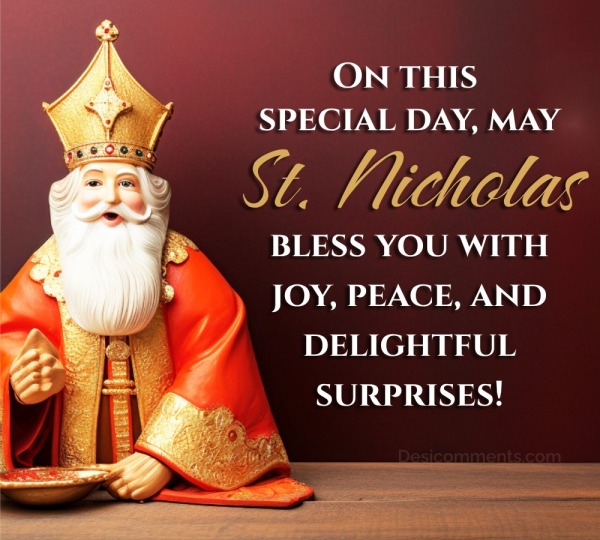 May St. Nicholas Bless You With Joy