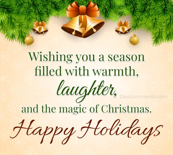 Wishing You A Season Filled With Warmth