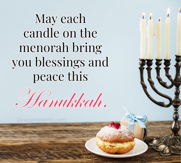May Each Candle On The Menorah