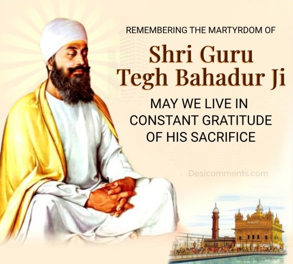 Shaheedi Diwas Sri Guru Tegh Bahadur Ji