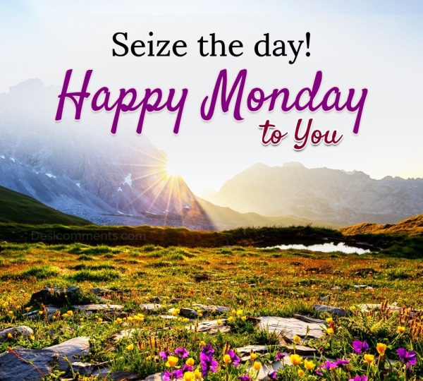 Seize the day! Happy Monday to You