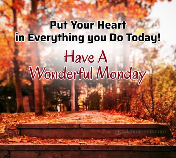 Have A Wonderful Monday