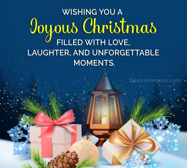 “Wishing You A Joyous Christmas”