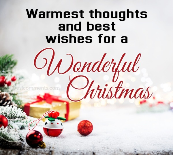 “Warmest Thoughts And Best Wishes”