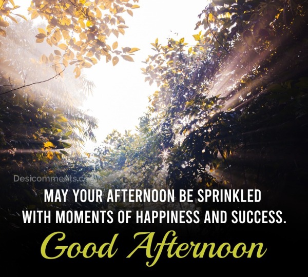 May Your Afternoon Be Sprinkled