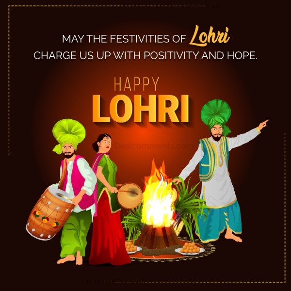 MAY THE FESTIVITIES OF Lohri