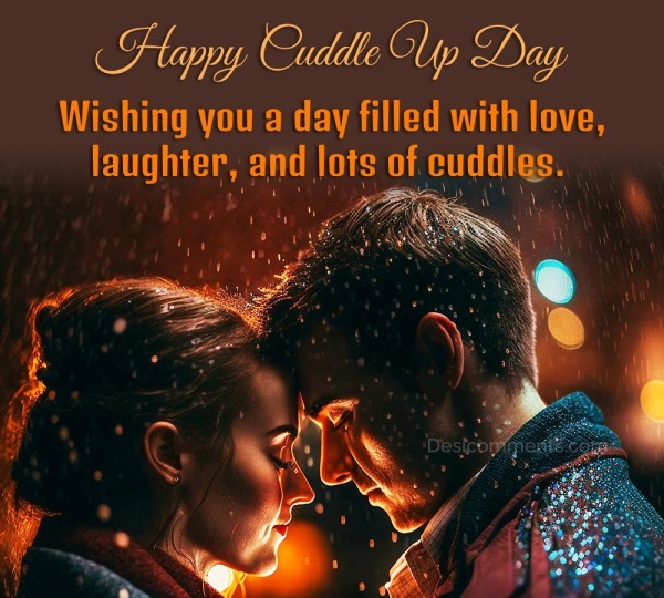 Cuddle Up Day Greeting Pic